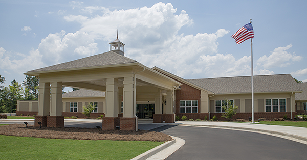 Exterior Front Entrance of Autumn Lane